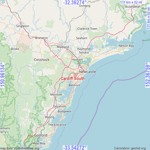 Cardiff South on map