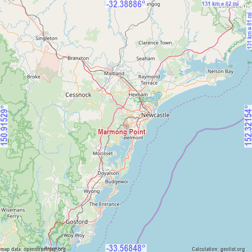 Marmong Point on map