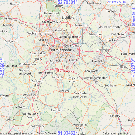 Earlswood on map