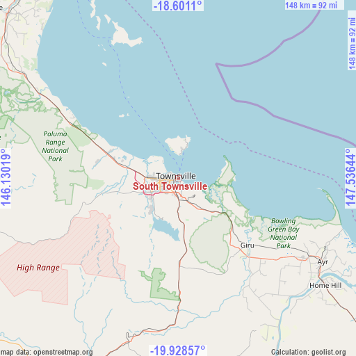 South Townsville on map