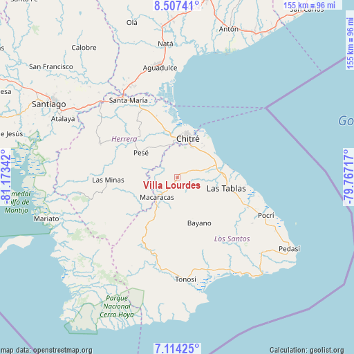 Villa Lourdes on map