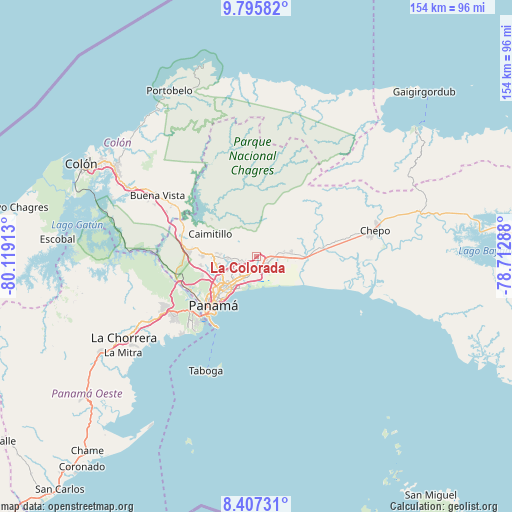La Colorada on map