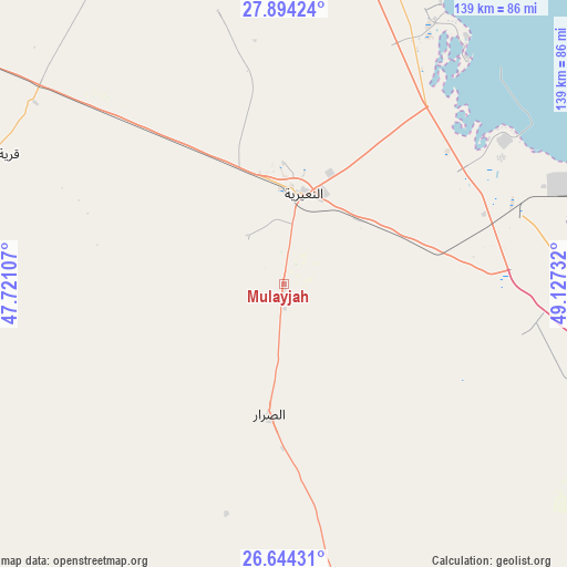 Mulayjah on map