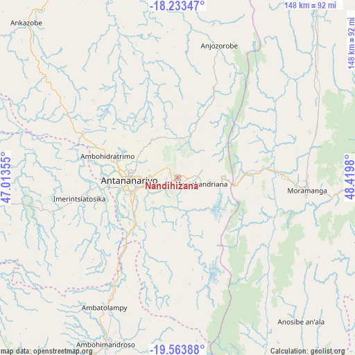 Nandihizana on map