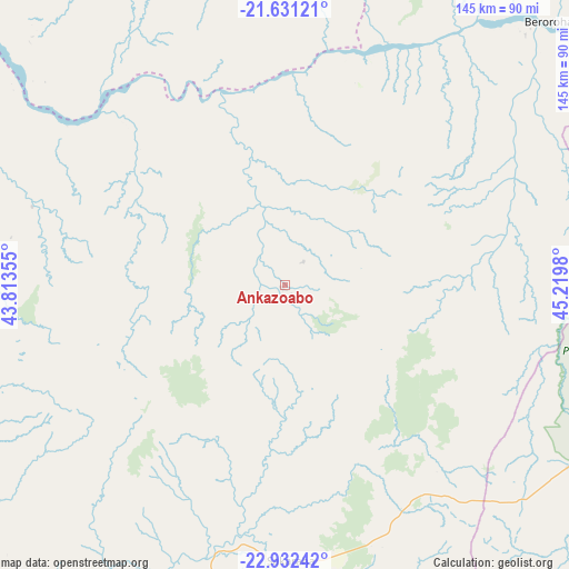 Ankazoabo on map