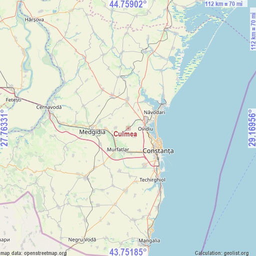 Culmea on map