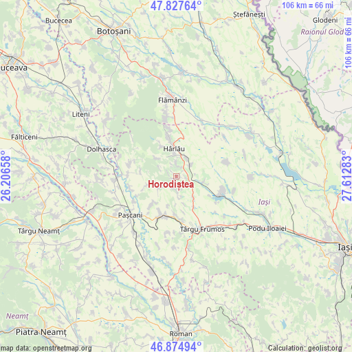 Horodiștea on map