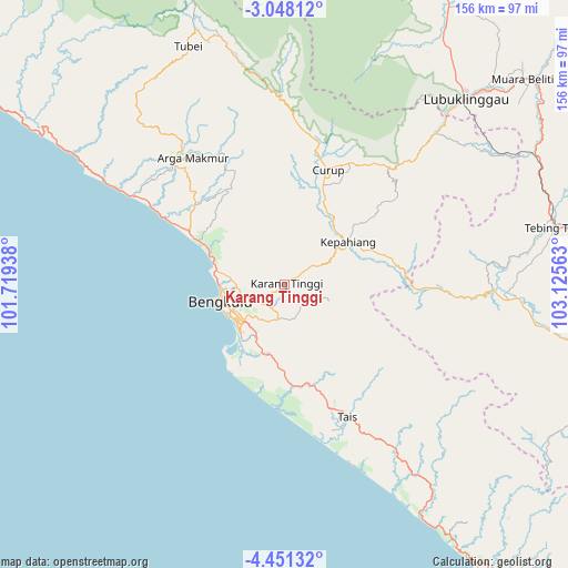 Karang Tinggi on map