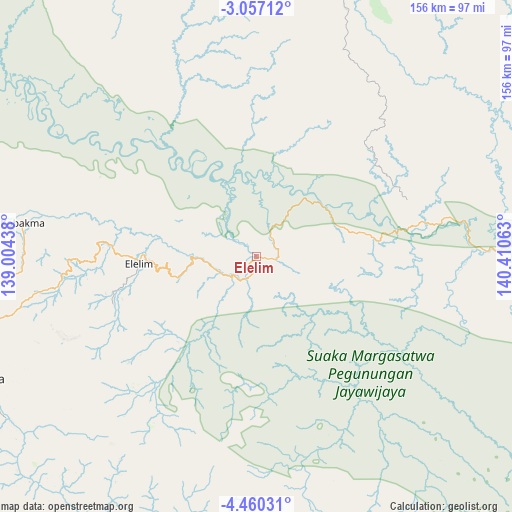 Elelim on map