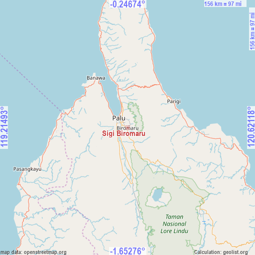 Sigi Biromaru on map