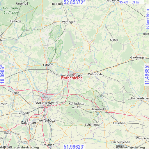 Rothenfelde on map