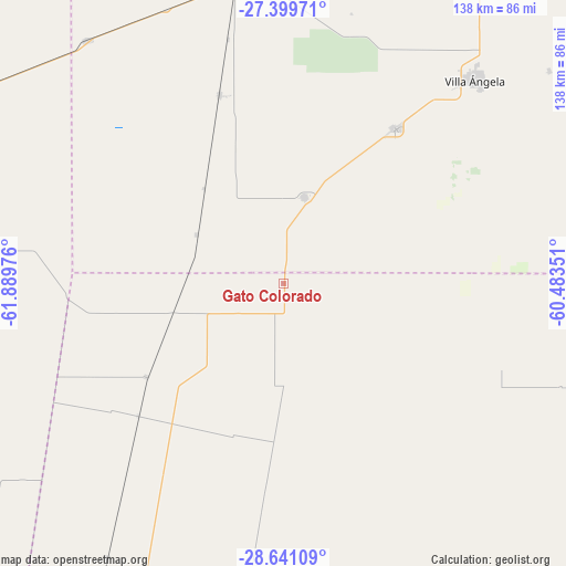 Gato Colorado on map