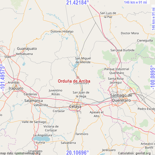 Orduña de Arriba on map
