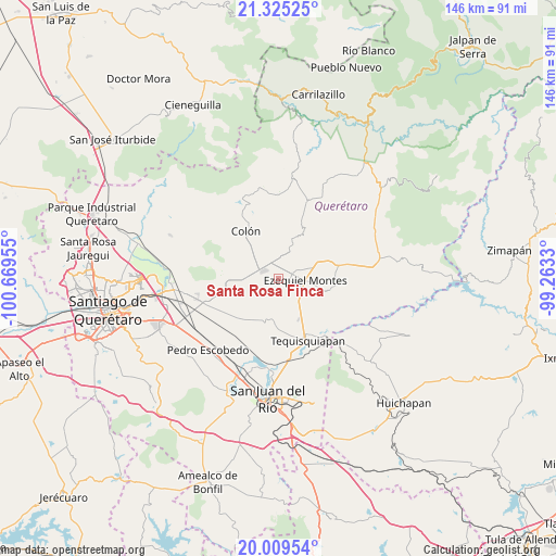 Santa Rosa Finca on map