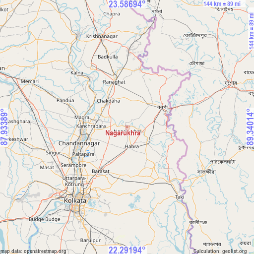 Nagarukhra on map