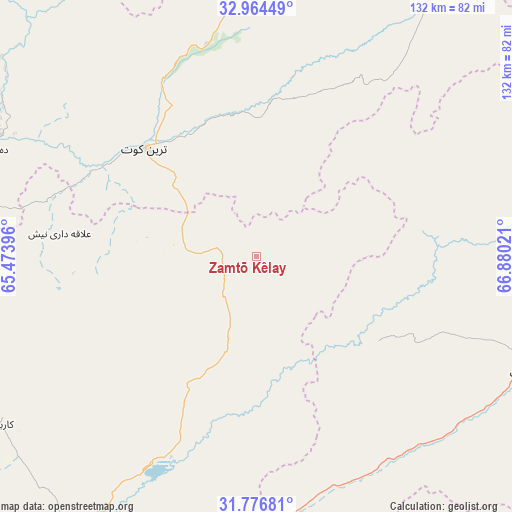 Zamtō Kêlay on map