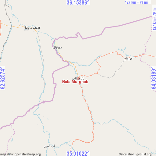 Bala Murghab on map