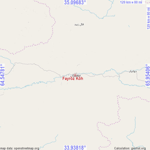 Fayrōz Kōh on map
