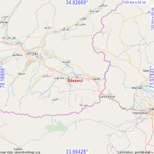Bāsawul on map