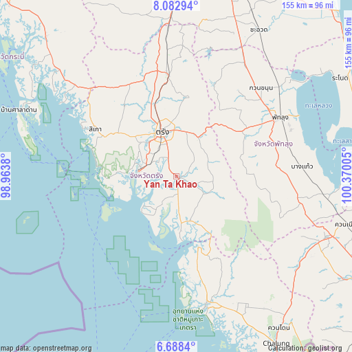 Yan Ta Khao on map