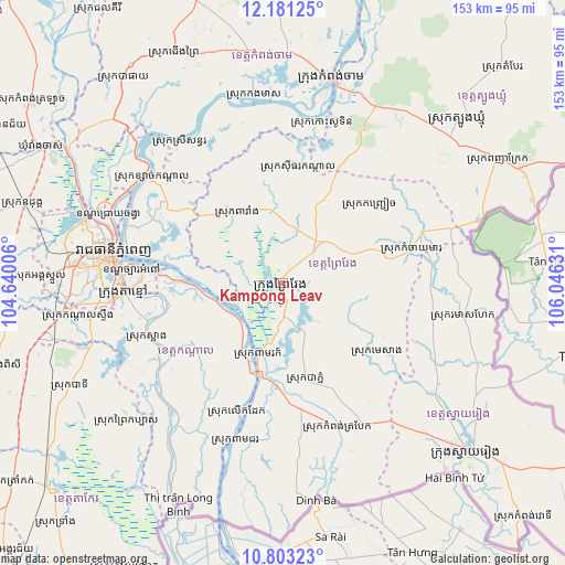 Kampong Leav on map