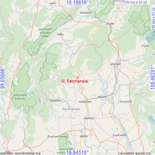 Si Satchanalai on map