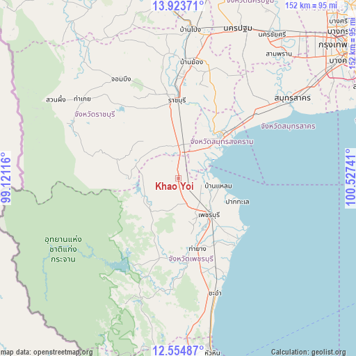 Khao Yoi on map