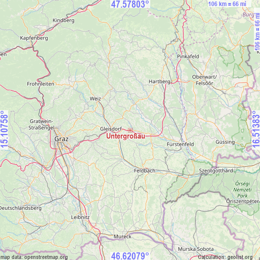 Untergroßau on map