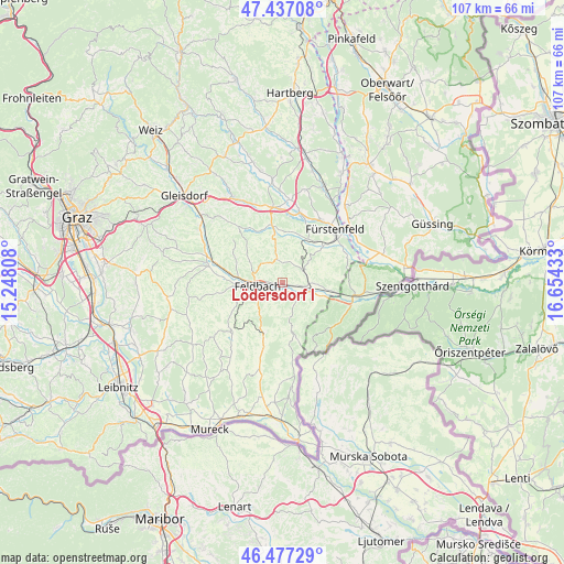 Lödersdorf I on map