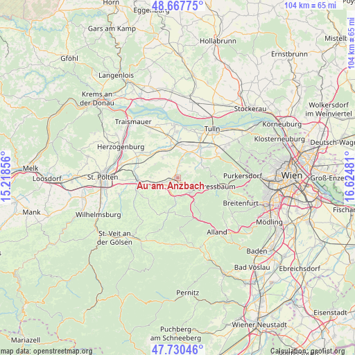 Au am Anzbach on map