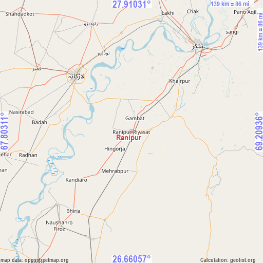 Ranipur on map