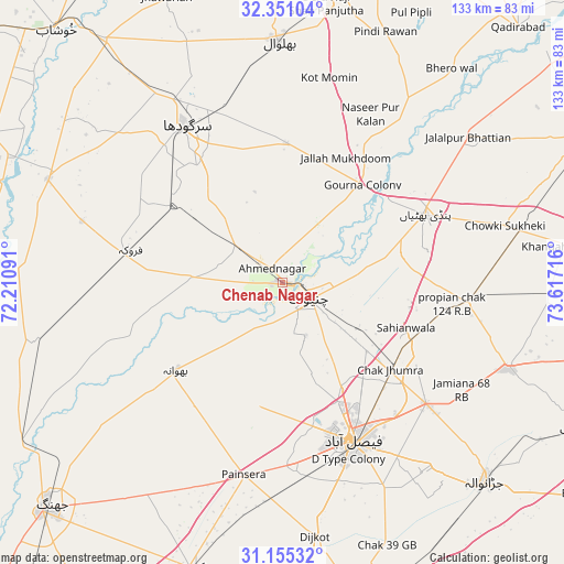 Chenab Nagar on map