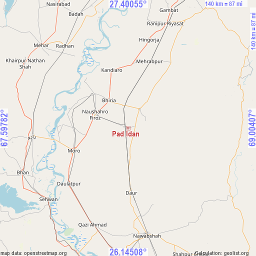 Pad Idan on map