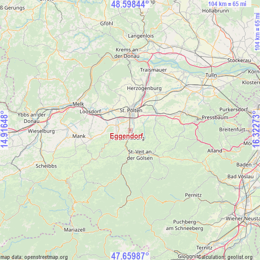 Eggendorf on map