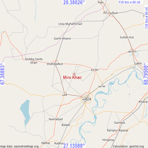 Miro Khan on map