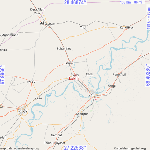 Lakhi on map