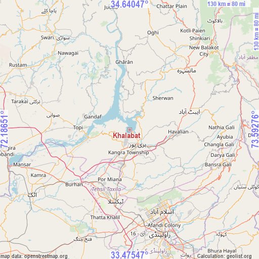 Khalabat on map
