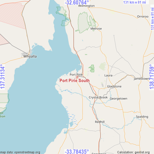 Port Pirie South on map