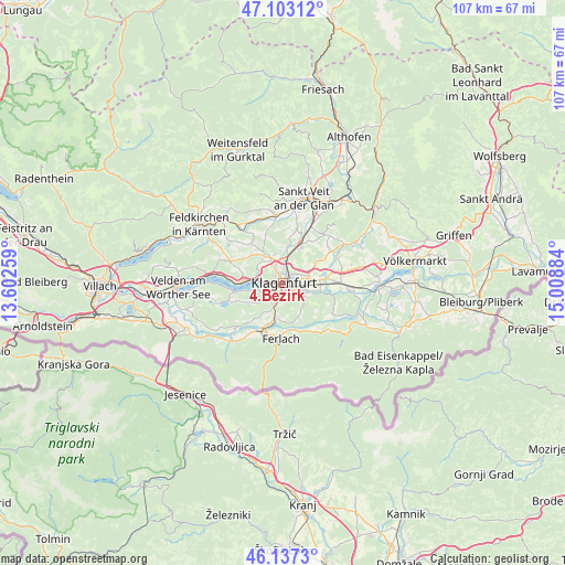 4.Bezirk on map