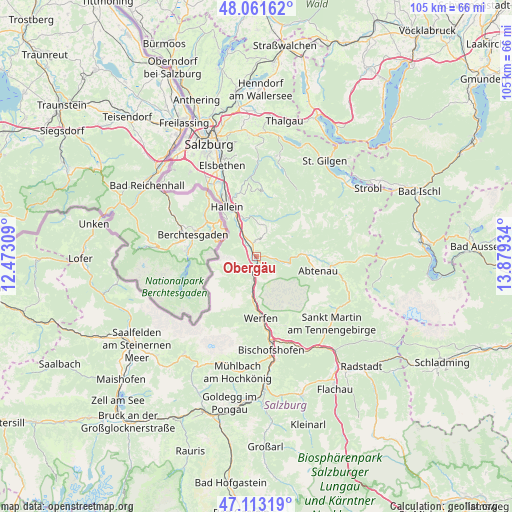 Obergäu on map