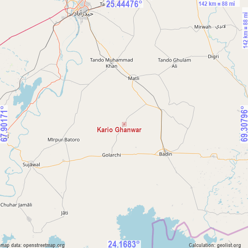 Kario Ghanwar on map