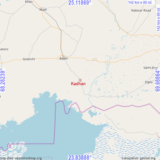 Kadhan on map