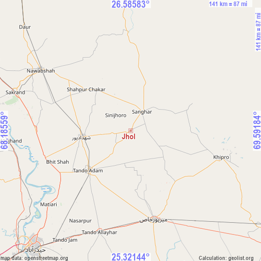 Jhol on map