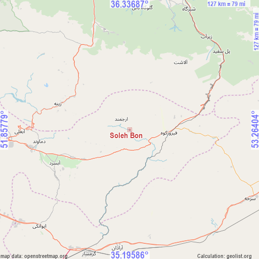 Soleh Bon on map