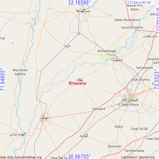 Bhawana on map