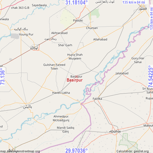 Basirpur on map
