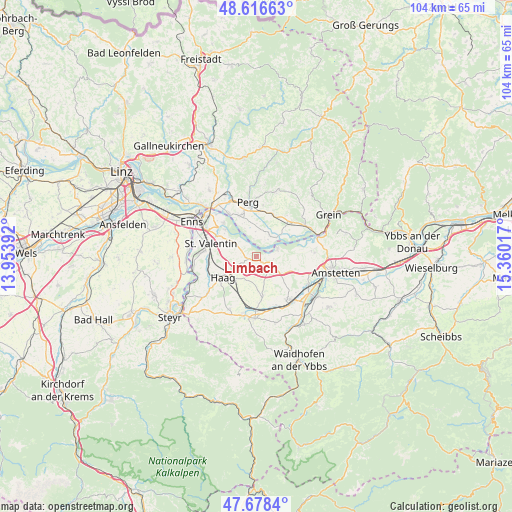 Limbach on map
