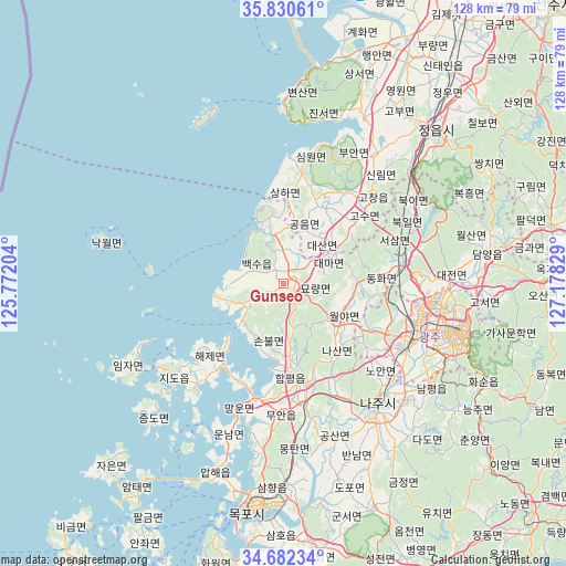 Gunseo on map