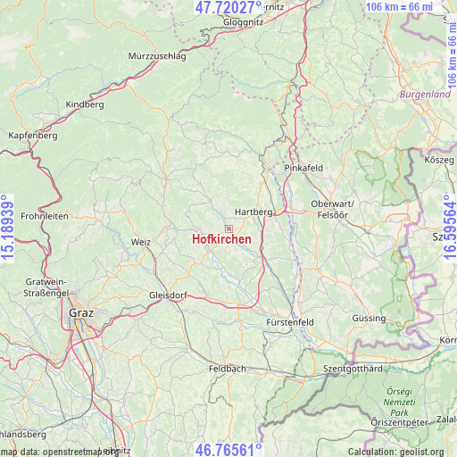 Hofkirchen on map