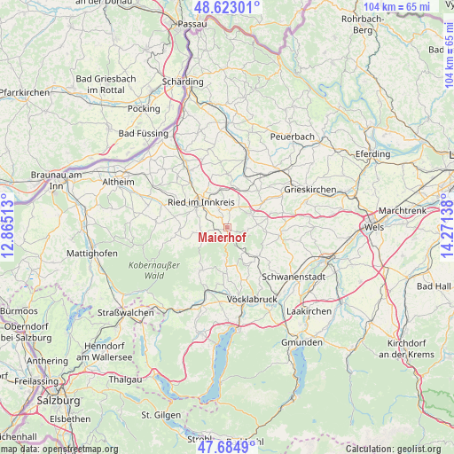 Maierhof on map